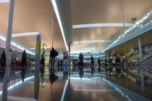Imagen del interior de un aeropuerto